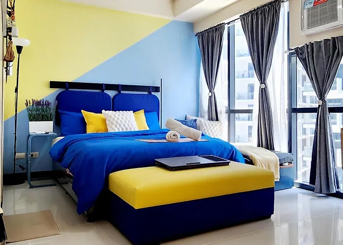 Apartment 14e Bgc Unit 3 Mins Walk To The Venice Grand Canal Mall Pet Friendly *